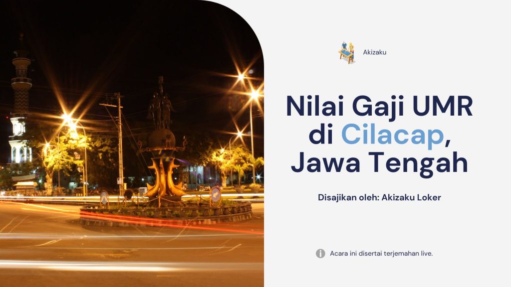 Nilai Gaji UMR di Cilacap, Jawa Tengah